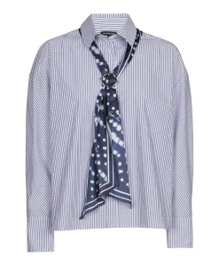 Dames blouse blauw