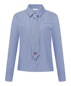 Dames blouse blauw