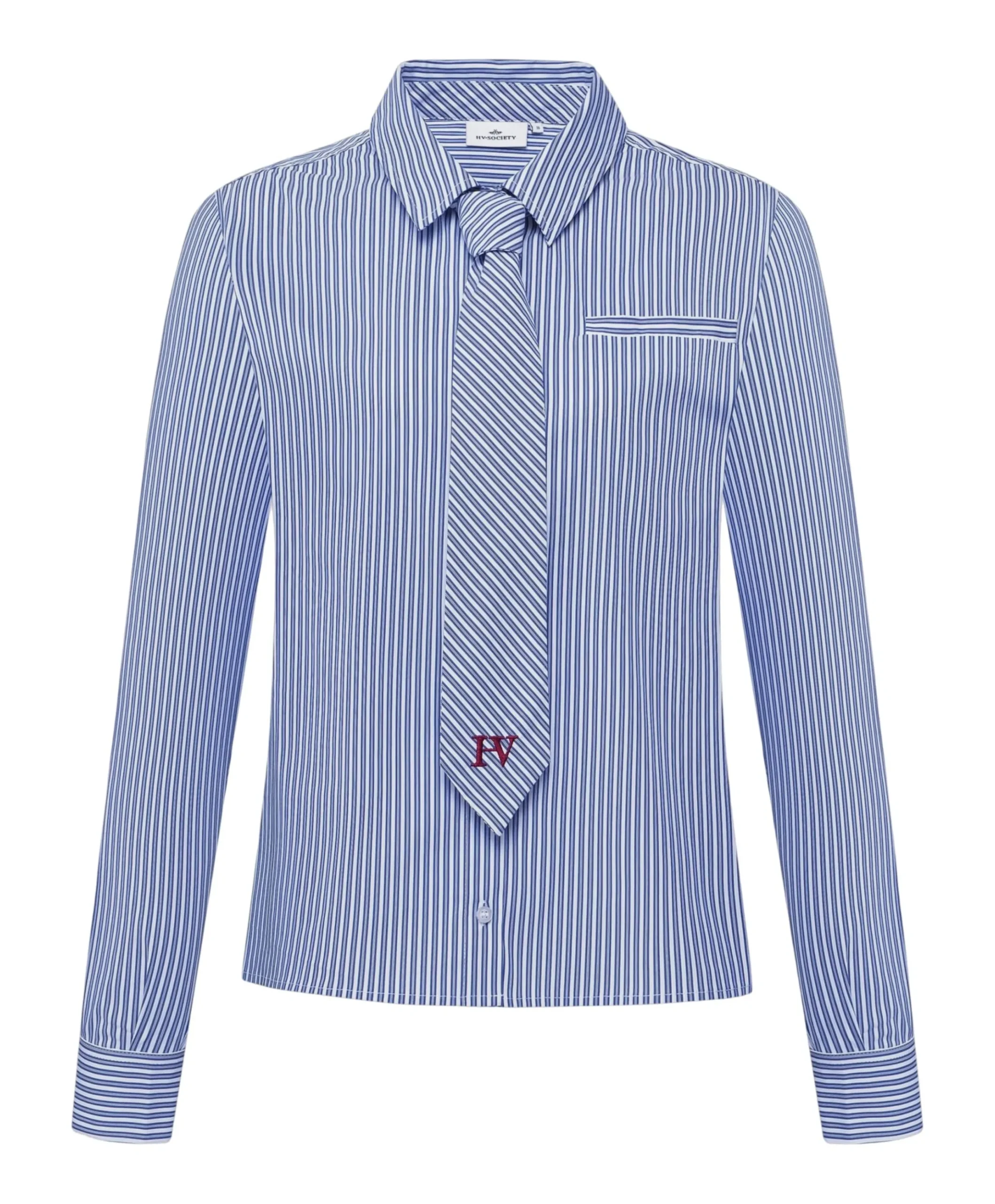 Dames blouse blauw