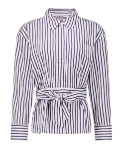Dames blouse blauw