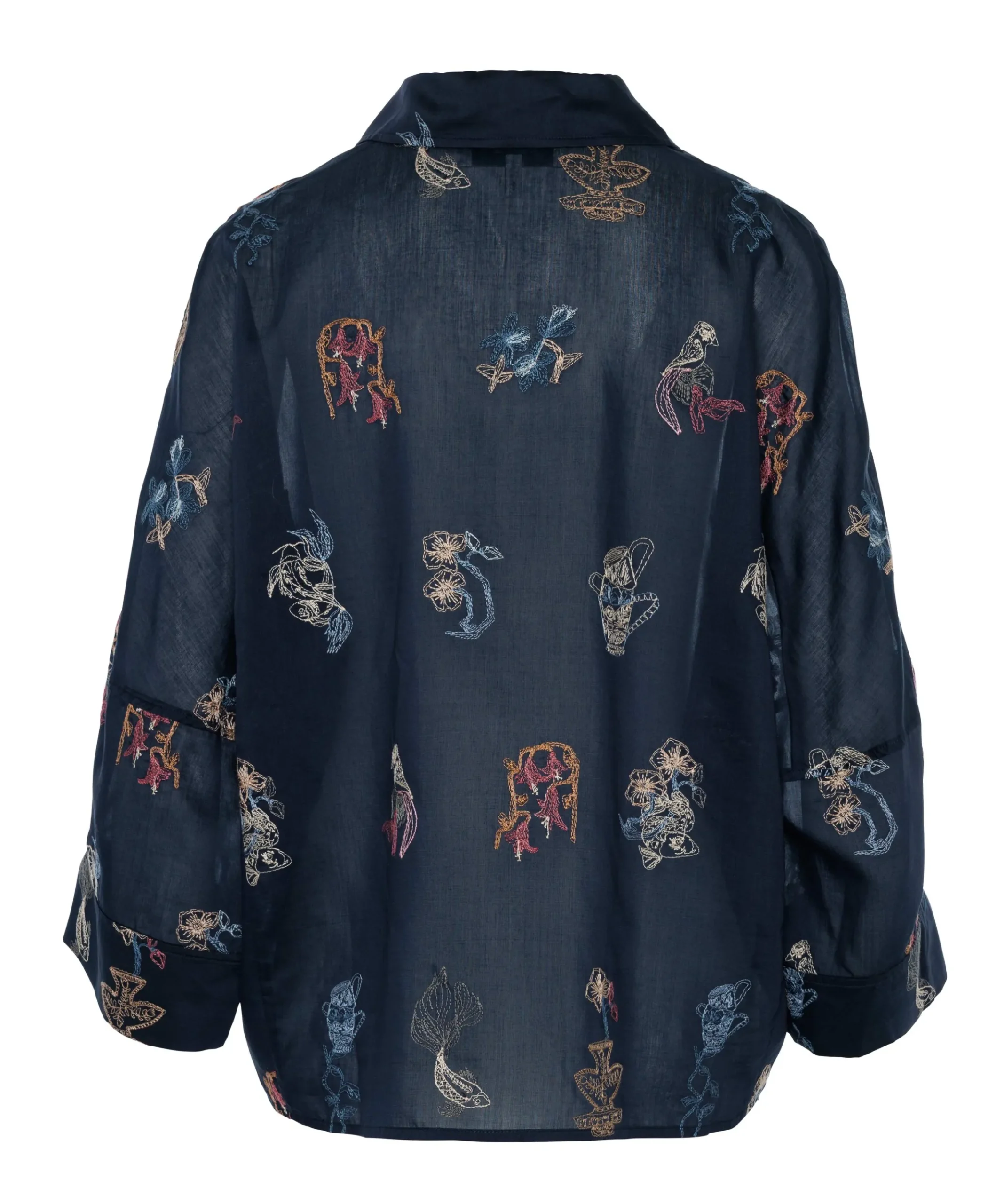 Dames blouse blauw