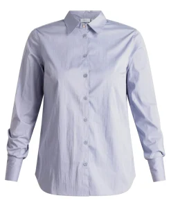 Dames blouse blauw