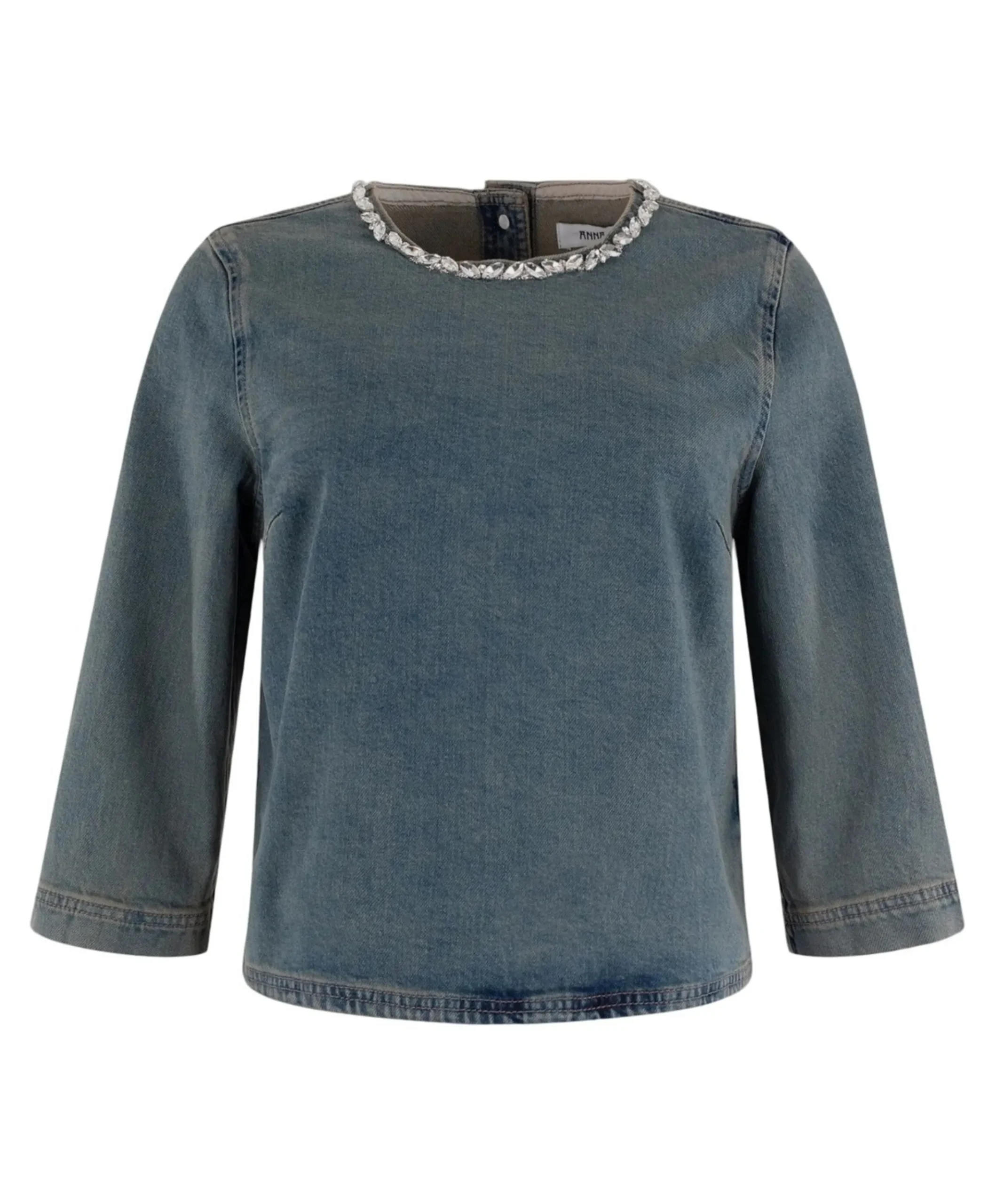 Dames blouse blauw