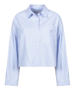 Dames blouse blauw