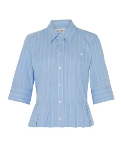 Dames blouse blauw