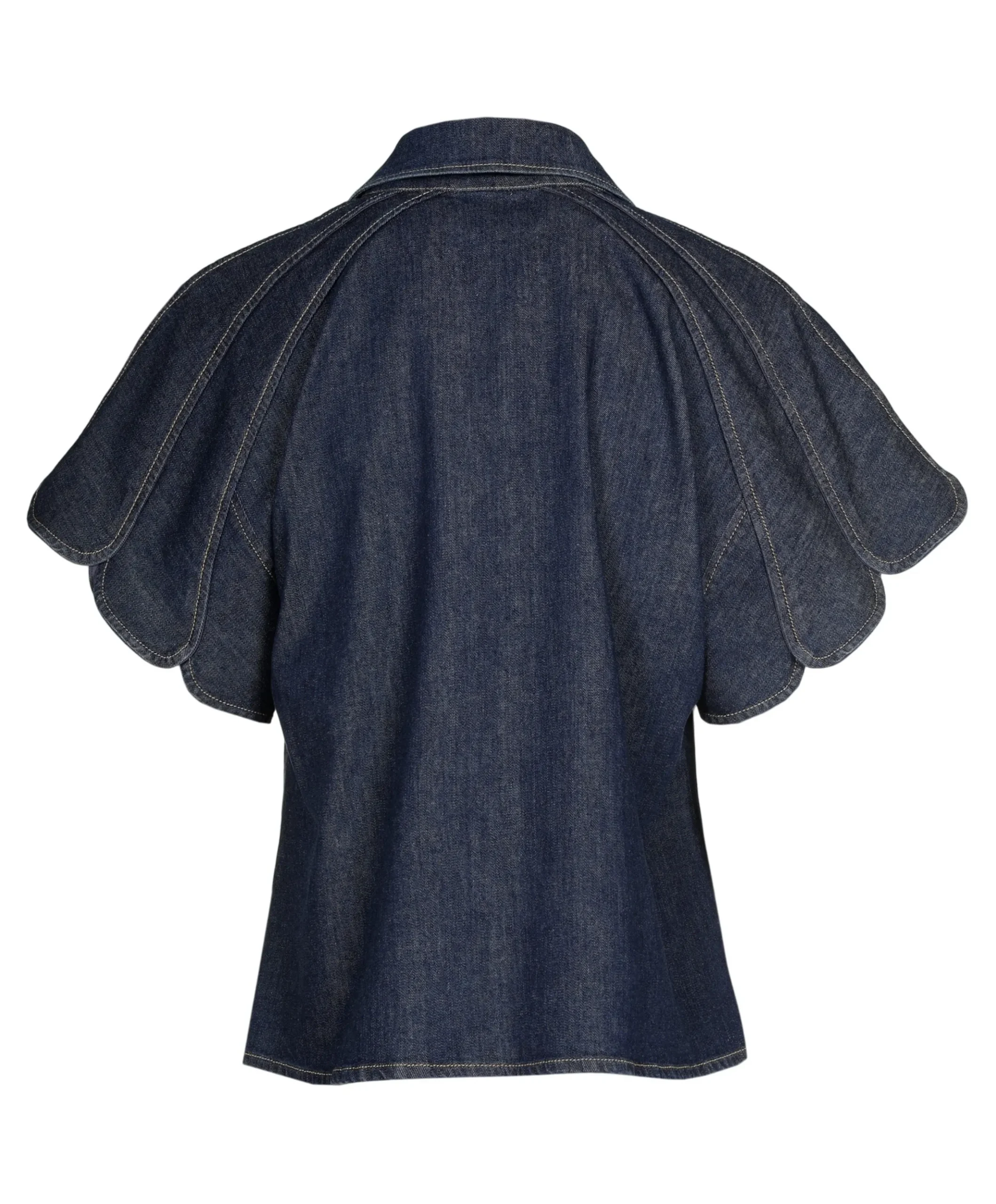 Dames blouse blauw