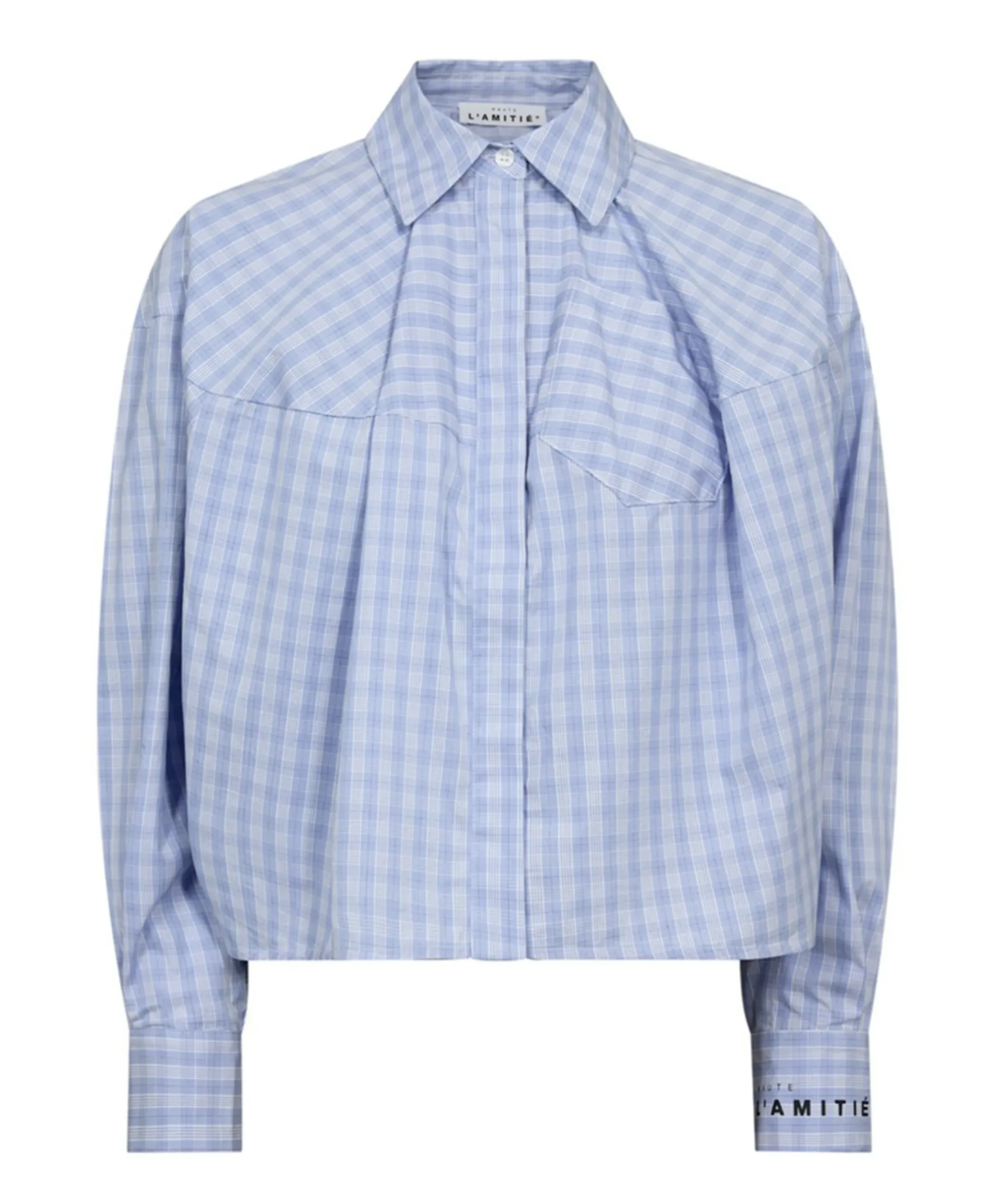 Dames blouse blauw