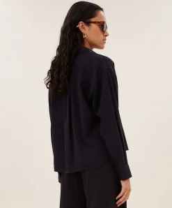 Dames blouse bordeaux