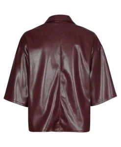 Dames blouse bordeaux