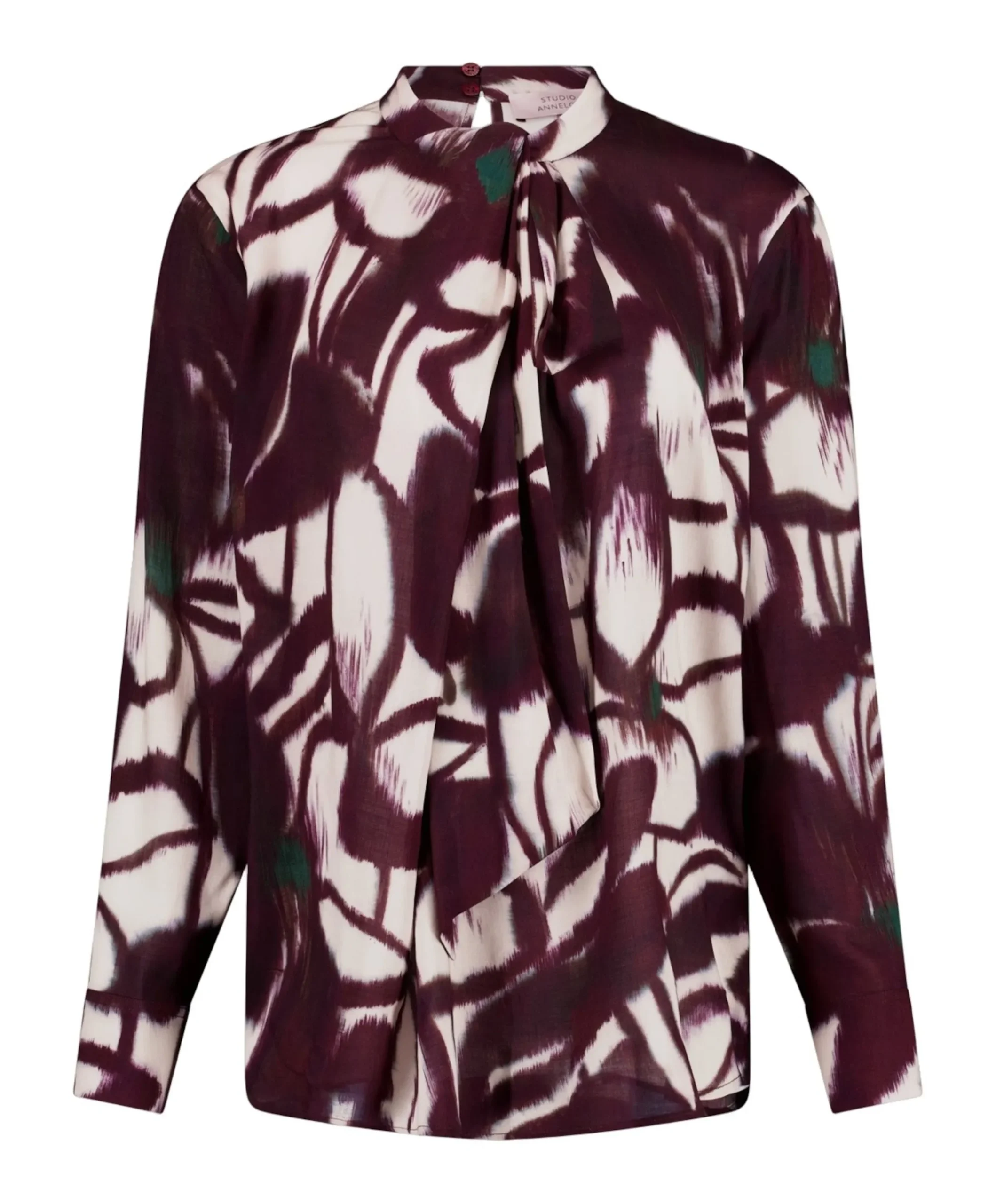 Dames blouse bordeaux