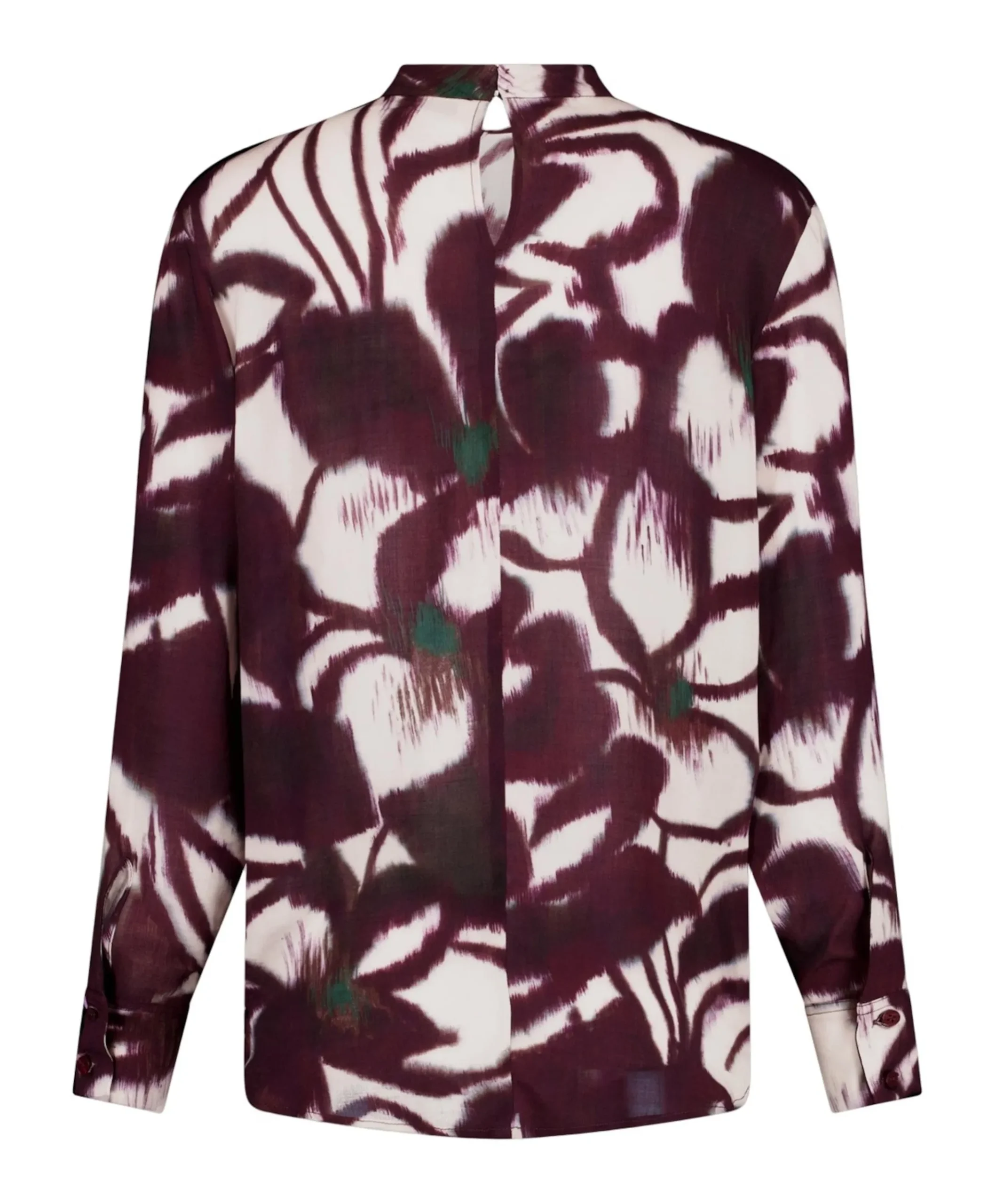 Dames blouse bordeaux
