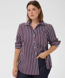 Dames blouse bordeaux