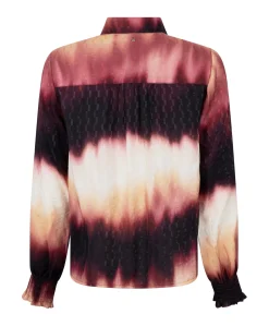 Dames blouse bordeaux