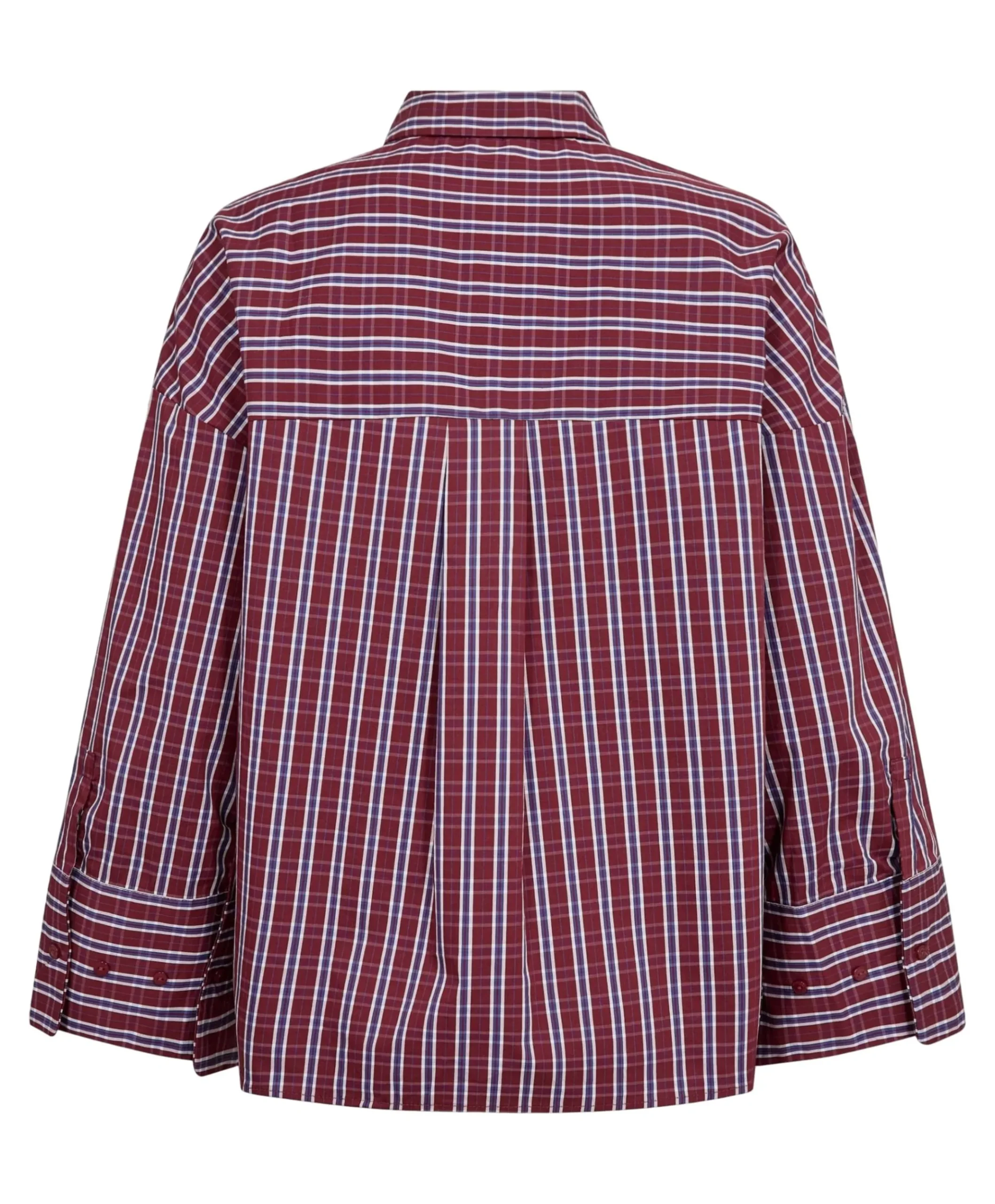 Dames blouse bordeaux