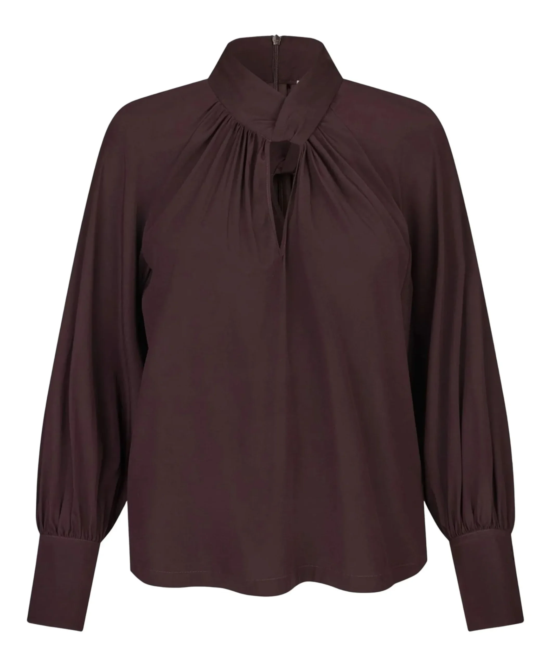 Dames blouse bordeaux