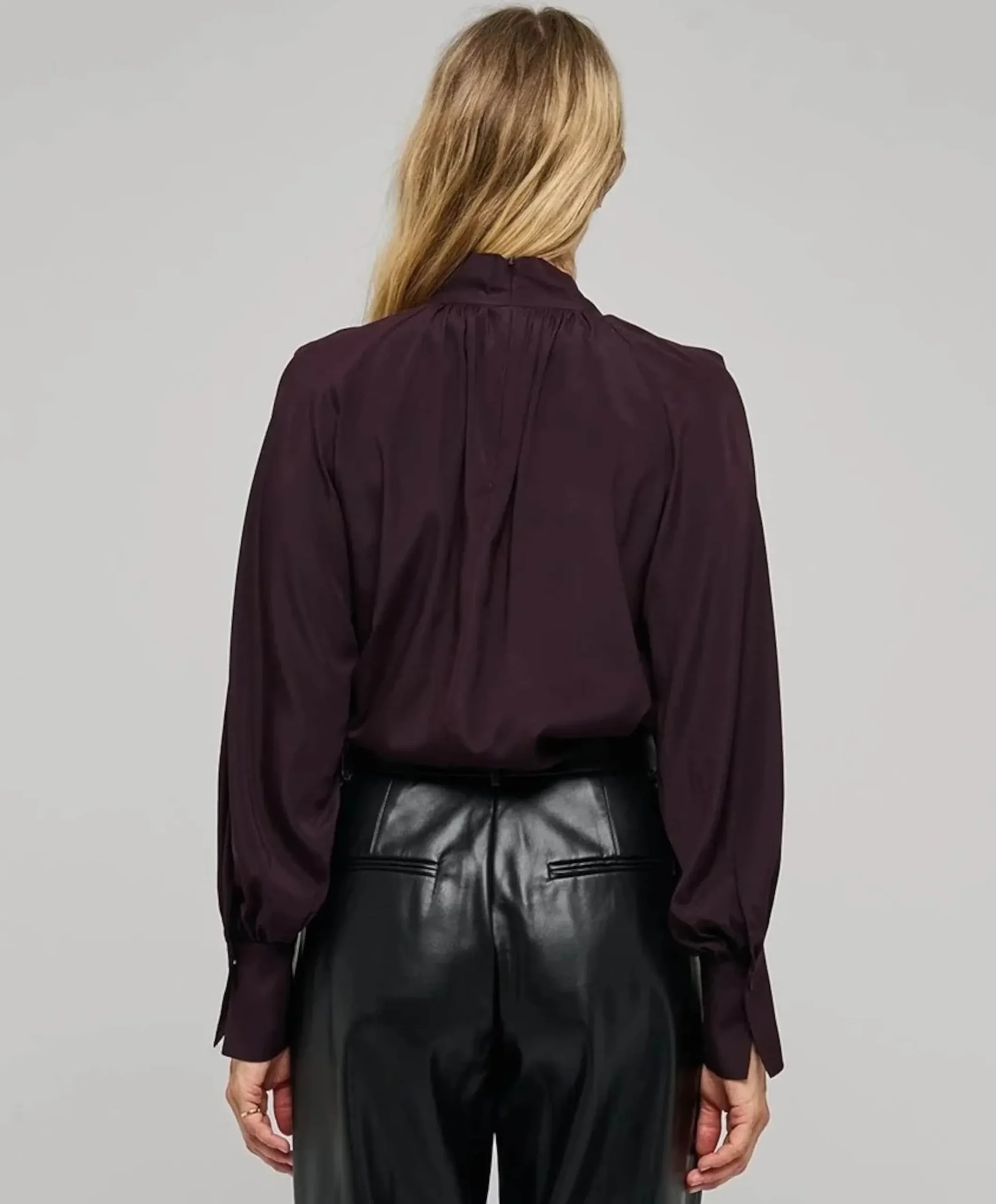 Dames blouse bordeaux