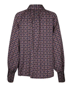 Dames blouse bordeaux