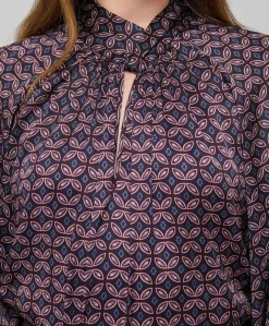 Dames blouse bordeaux