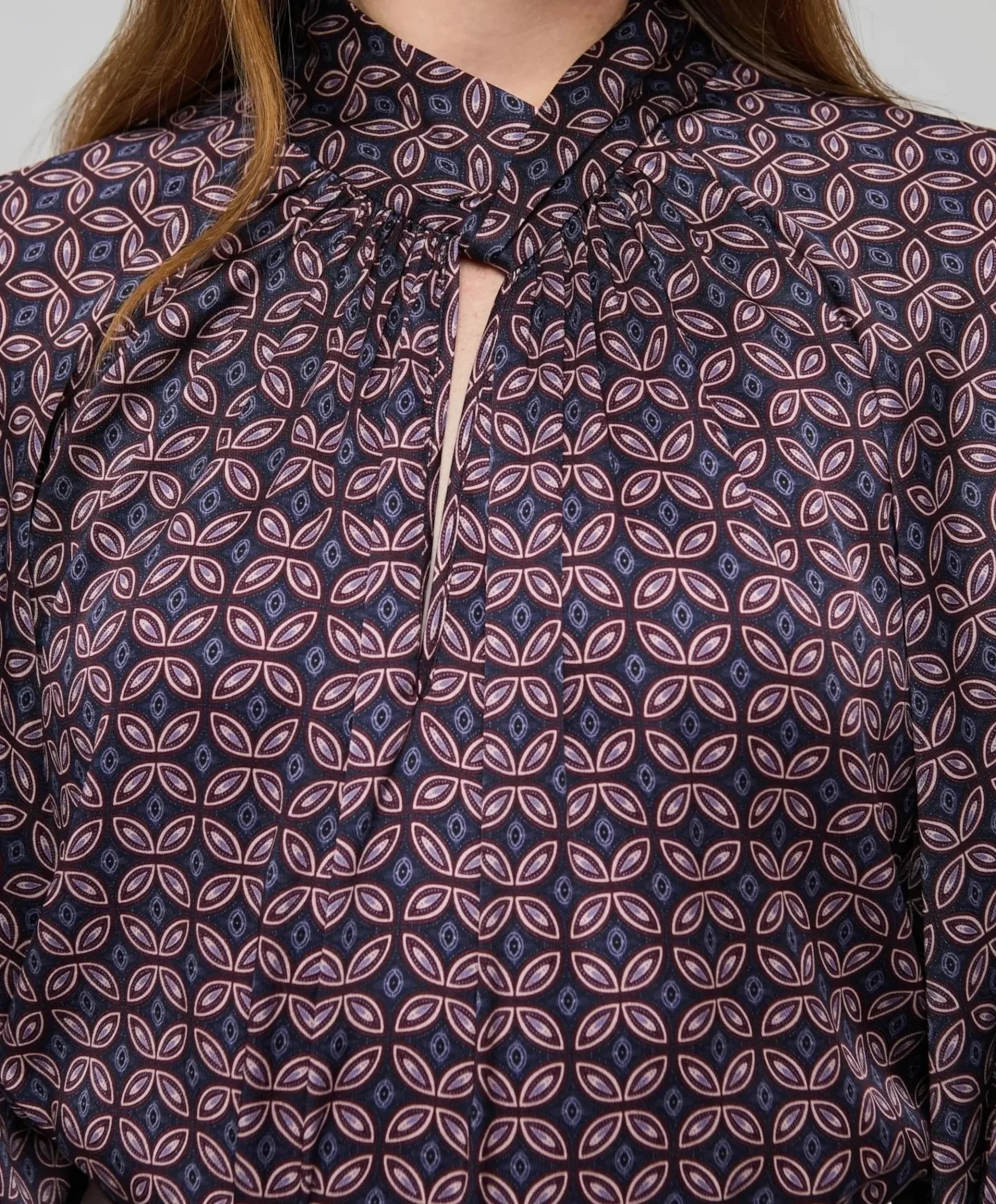 Dames blouse bordeaux