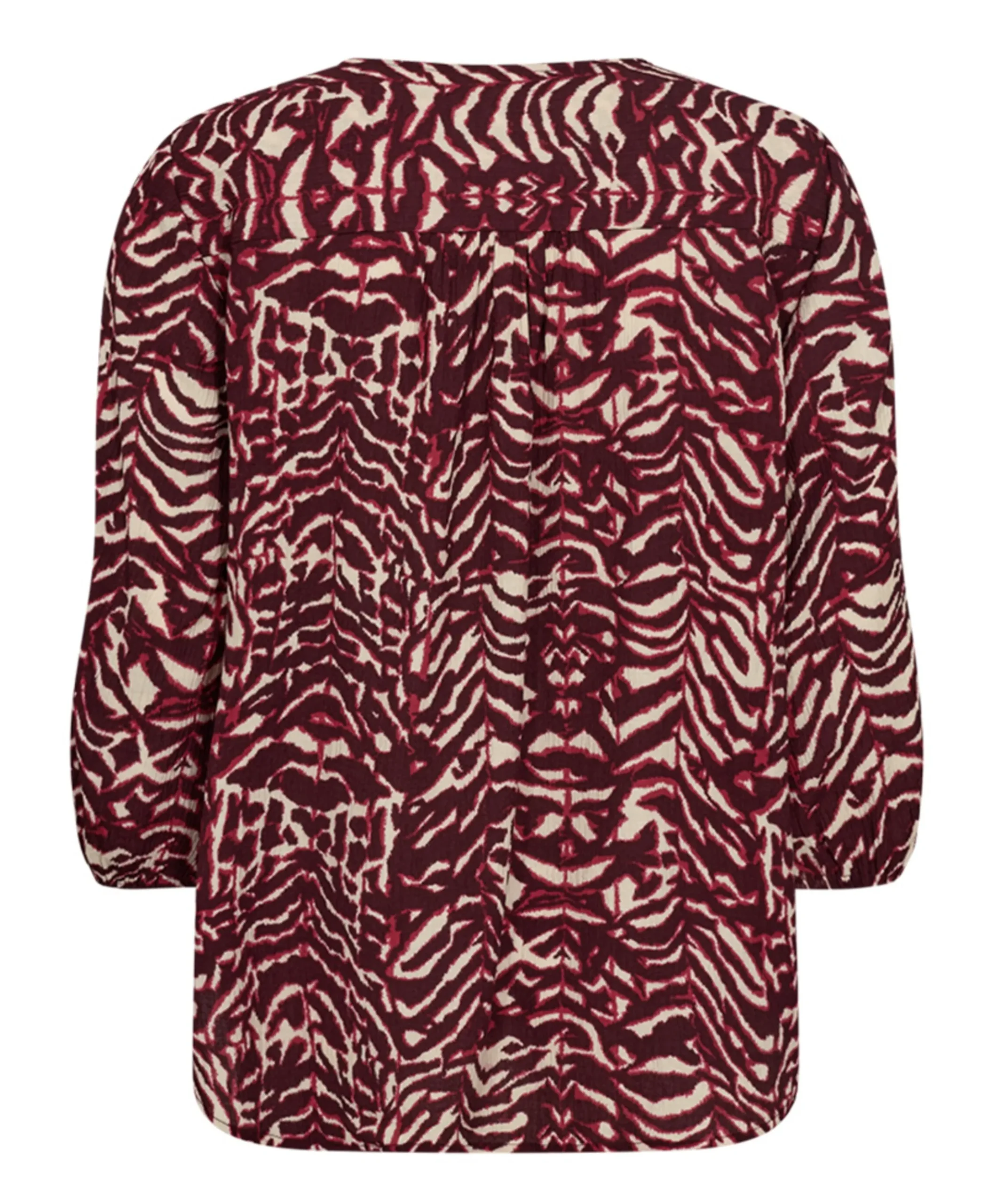 Dames blouse bordeaux