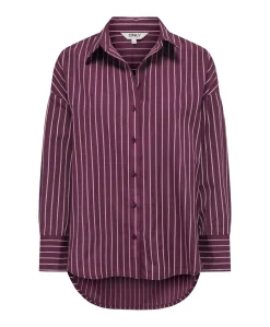 Dames blouse bordeaux