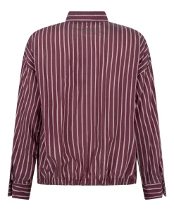 Dames blouse bordeaux