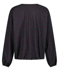 Dames blouse bordeaux