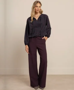 Dames blouse bordeaux