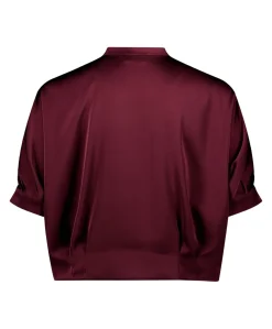 Dames blouse bordeaux