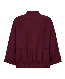 Dames blouse bordeaux