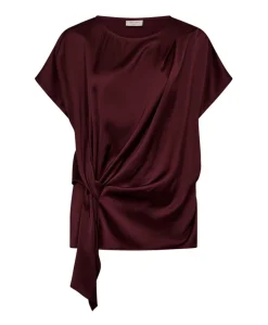 Dames blouse bordeaux