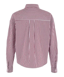 Dames blouse bordeaux