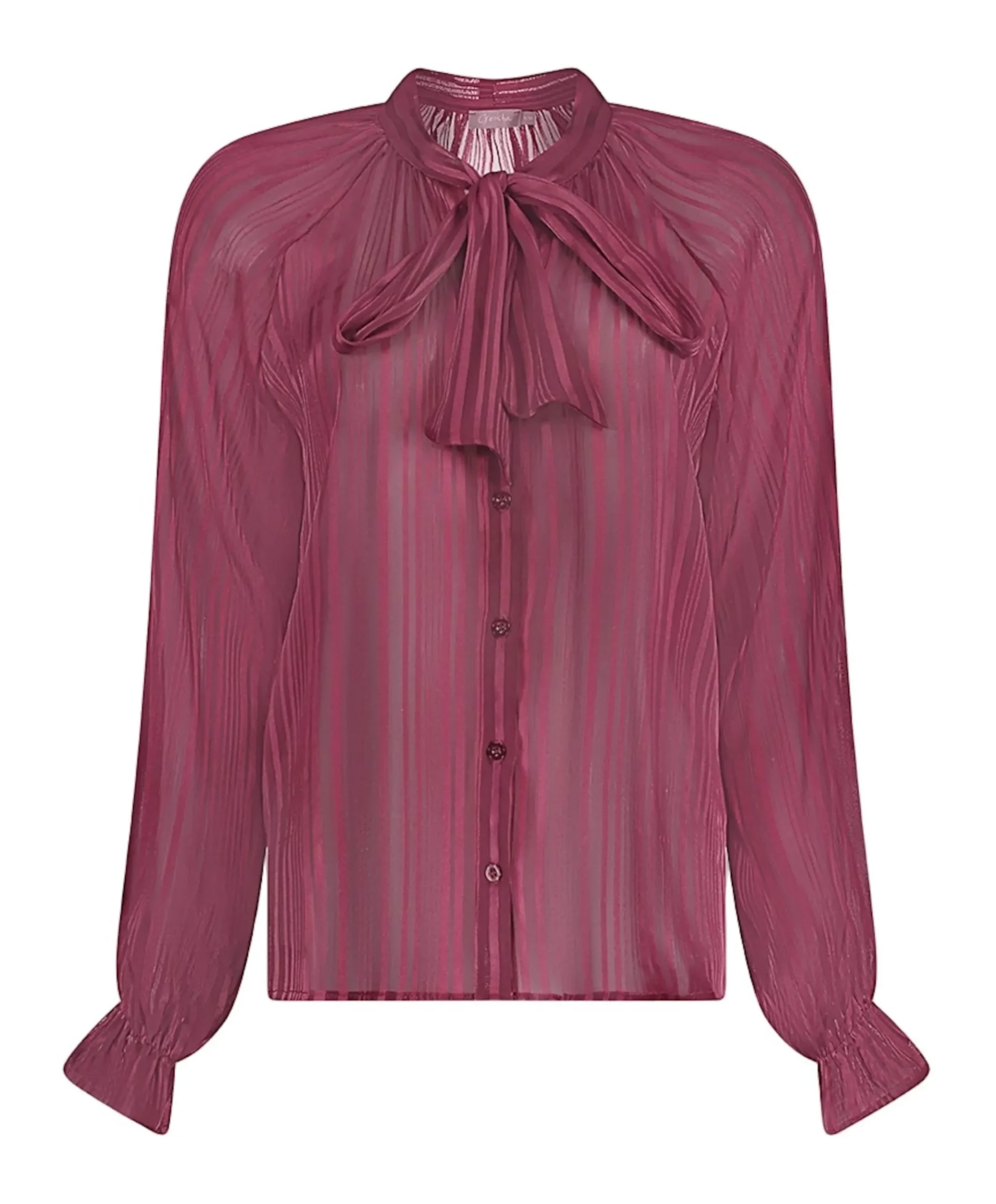 Dames blouse bordeaux