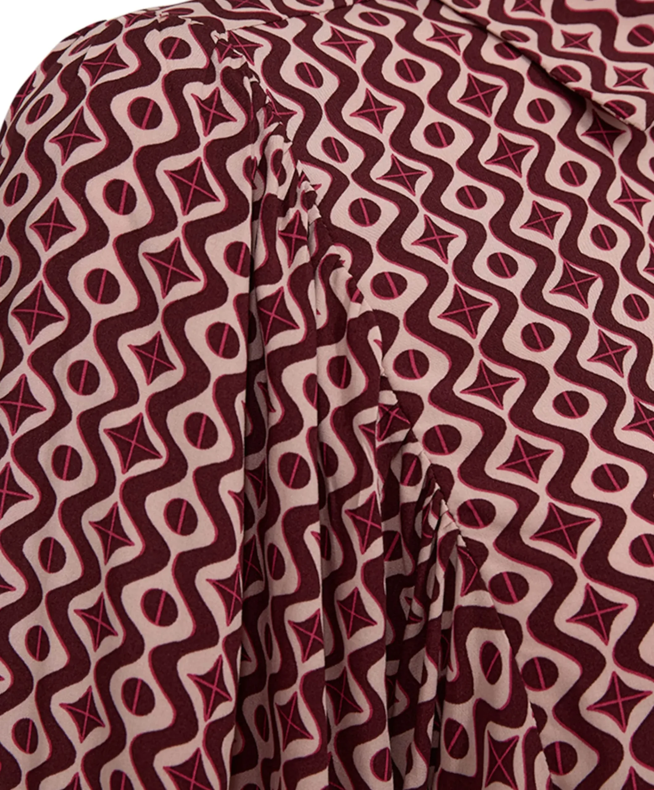 Dames blouse bordeaux
