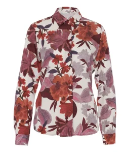 Dames blouse bordeaux