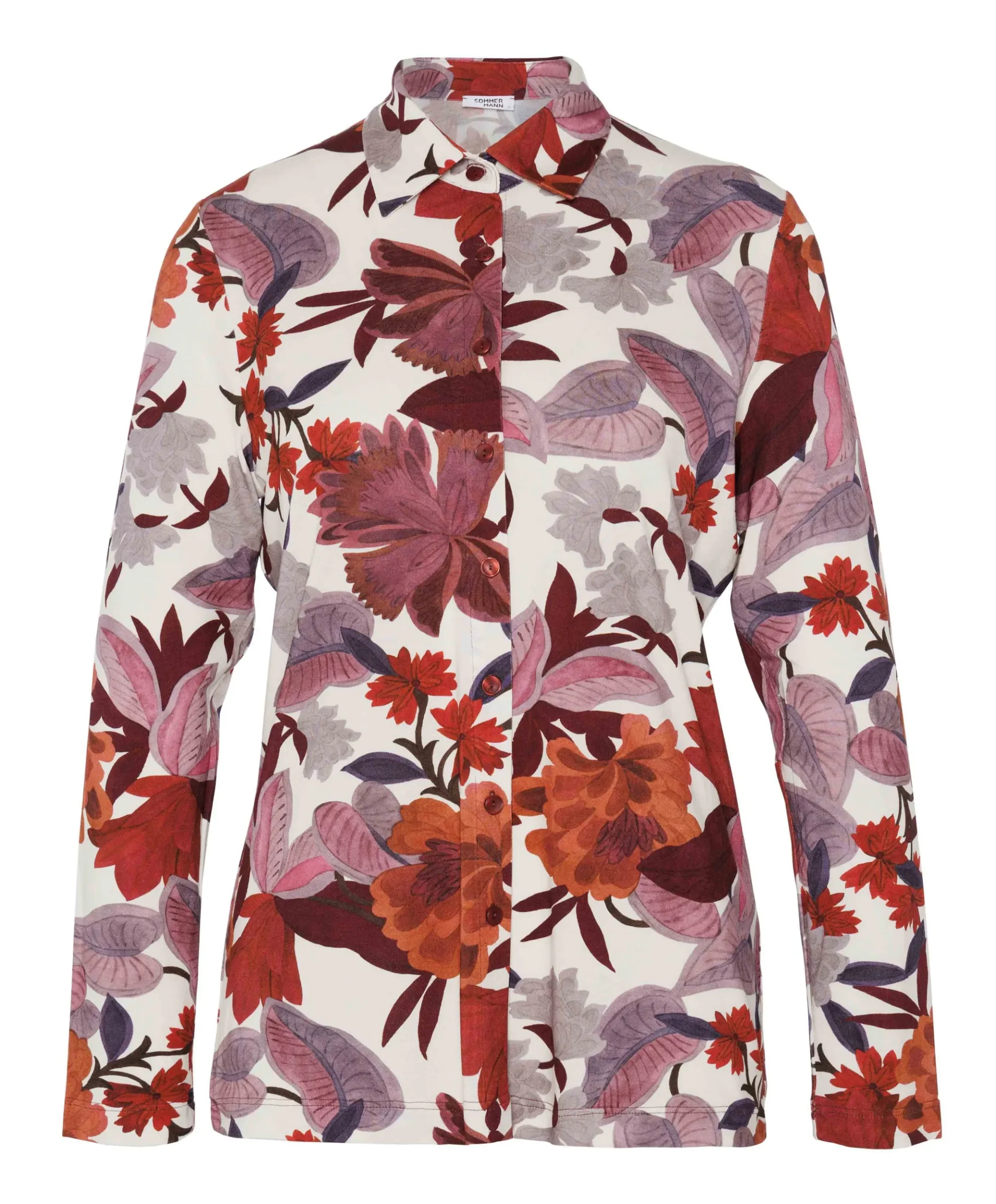 Dames blouse bordeaux