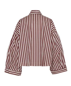 Dames blouse bordeaux