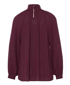 Dames blouse bordeaux