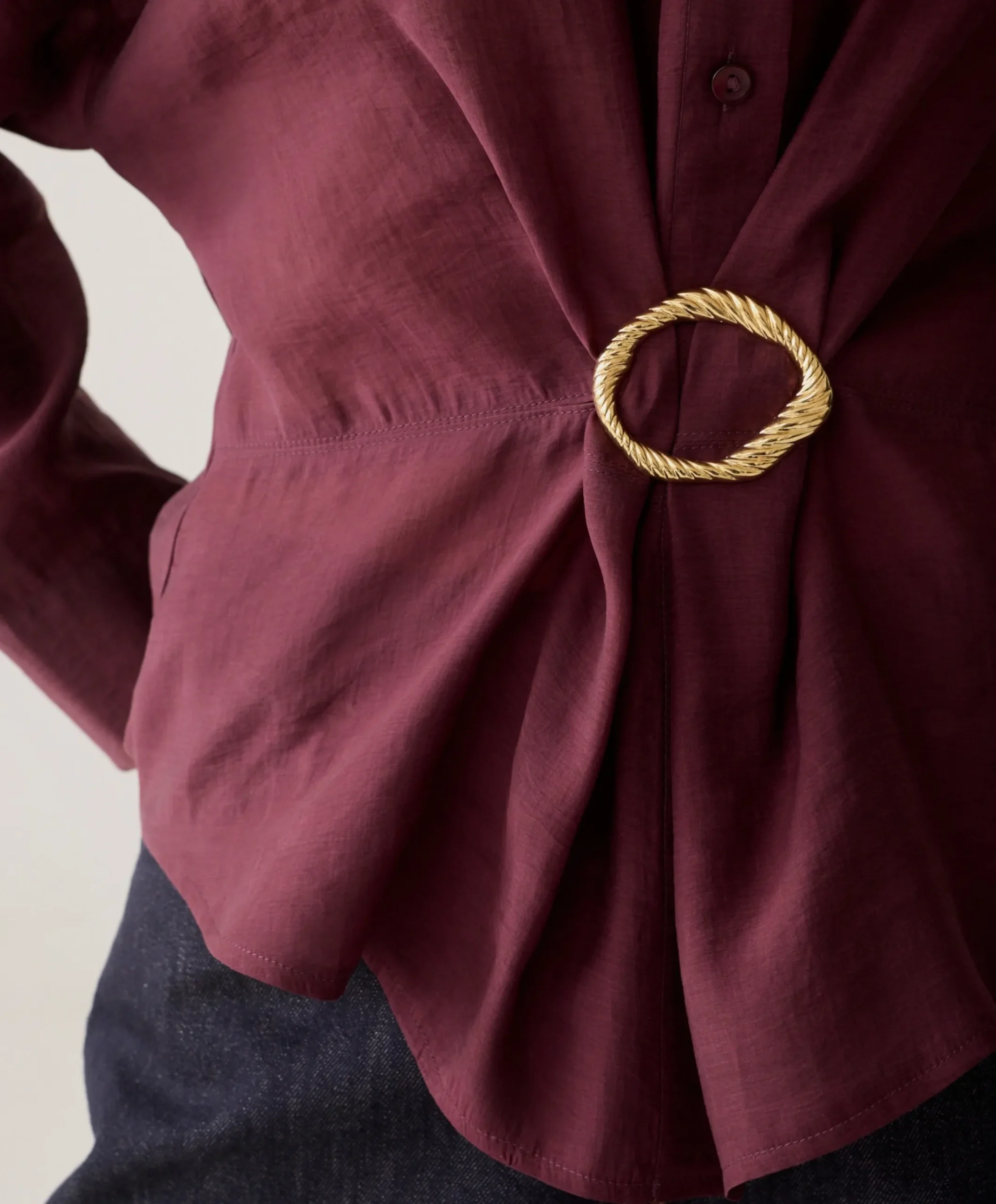 Dames blouse bordeaux