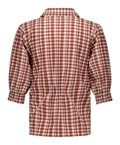 Dames blouse brique