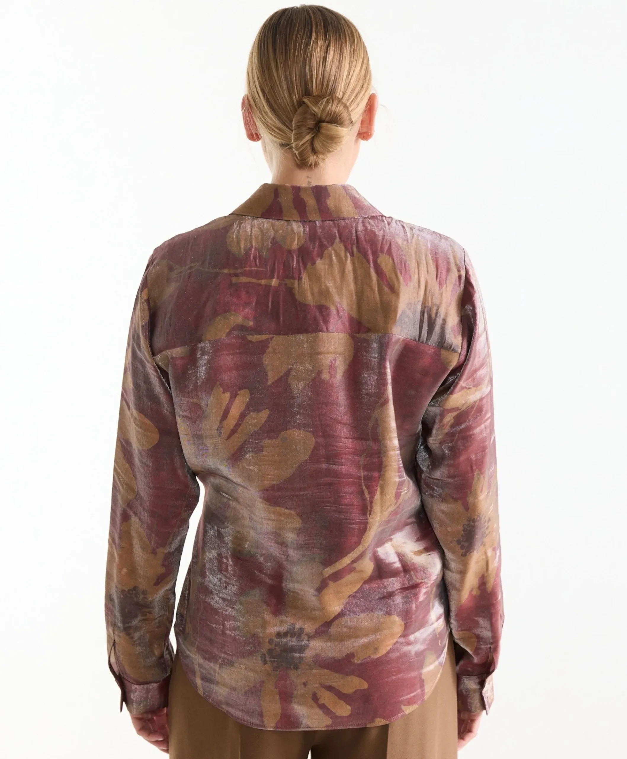 Dames blouse brique