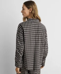Dames blouse bruin