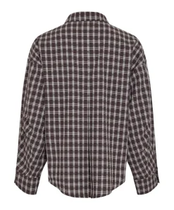 Dames blouse bruin
