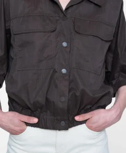 Dames blouse bruin