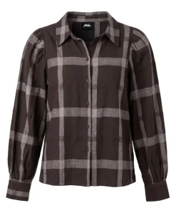 Dames blouse bruin