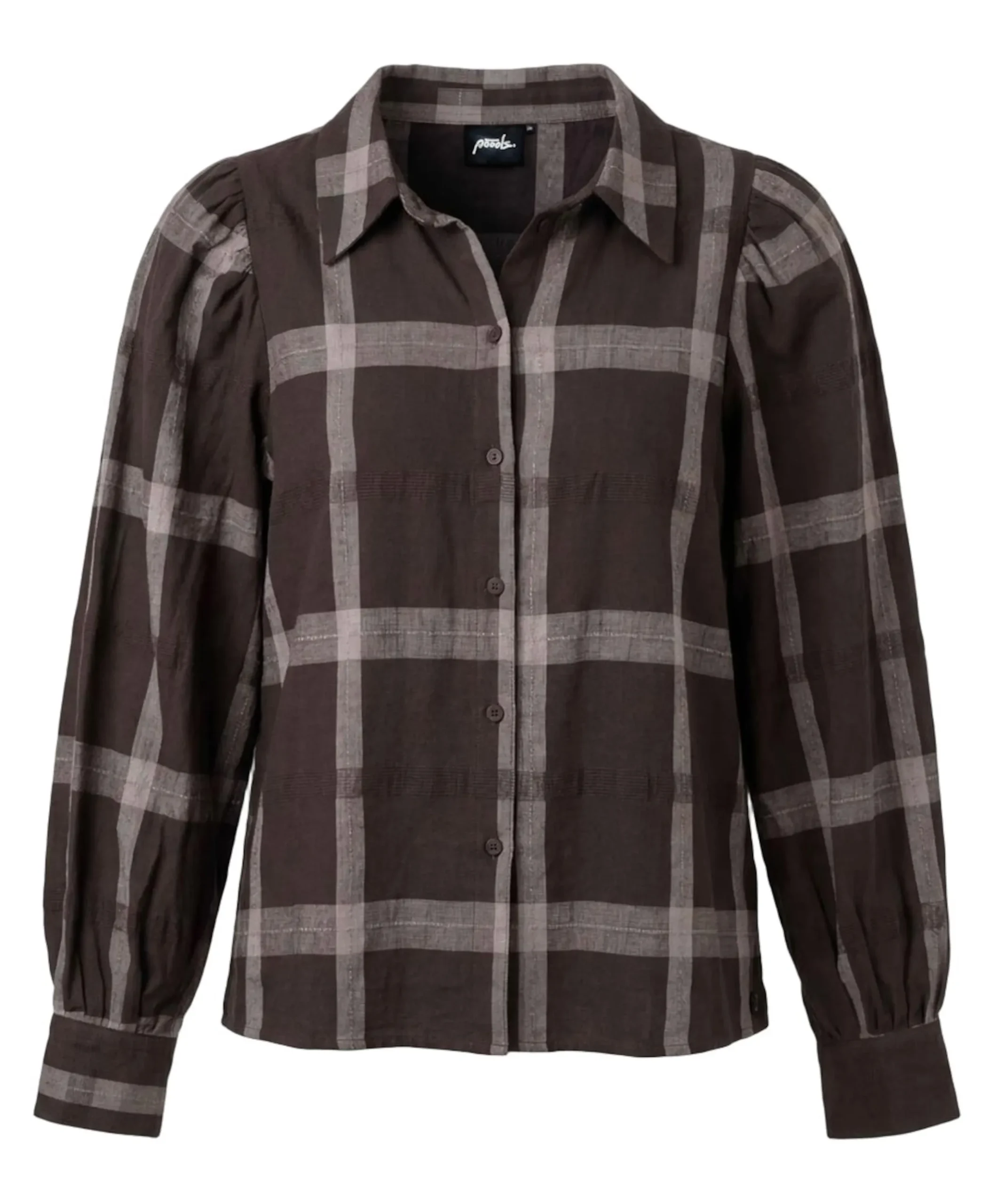 Dames blouse bruin