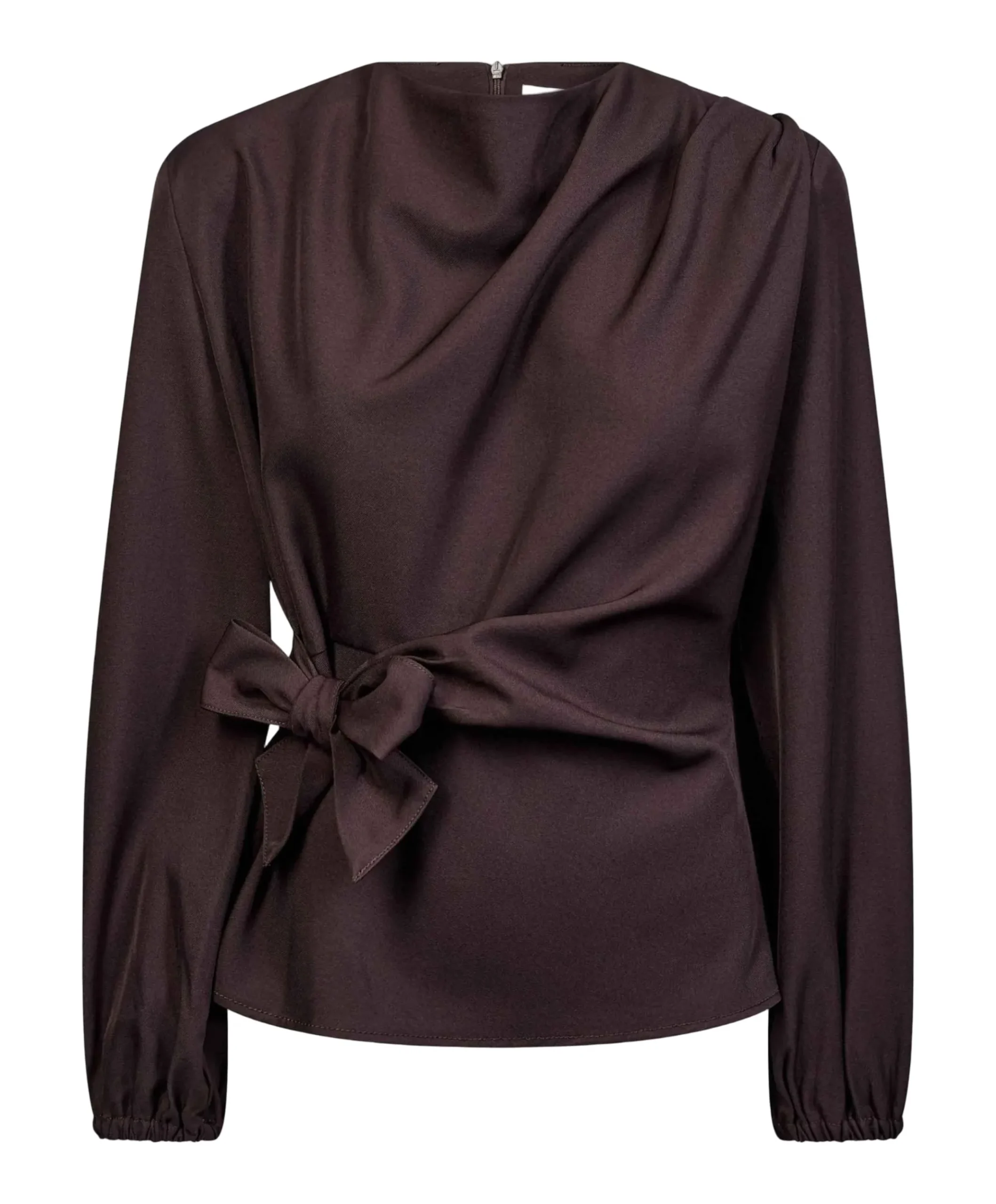 Dames blouse bruin