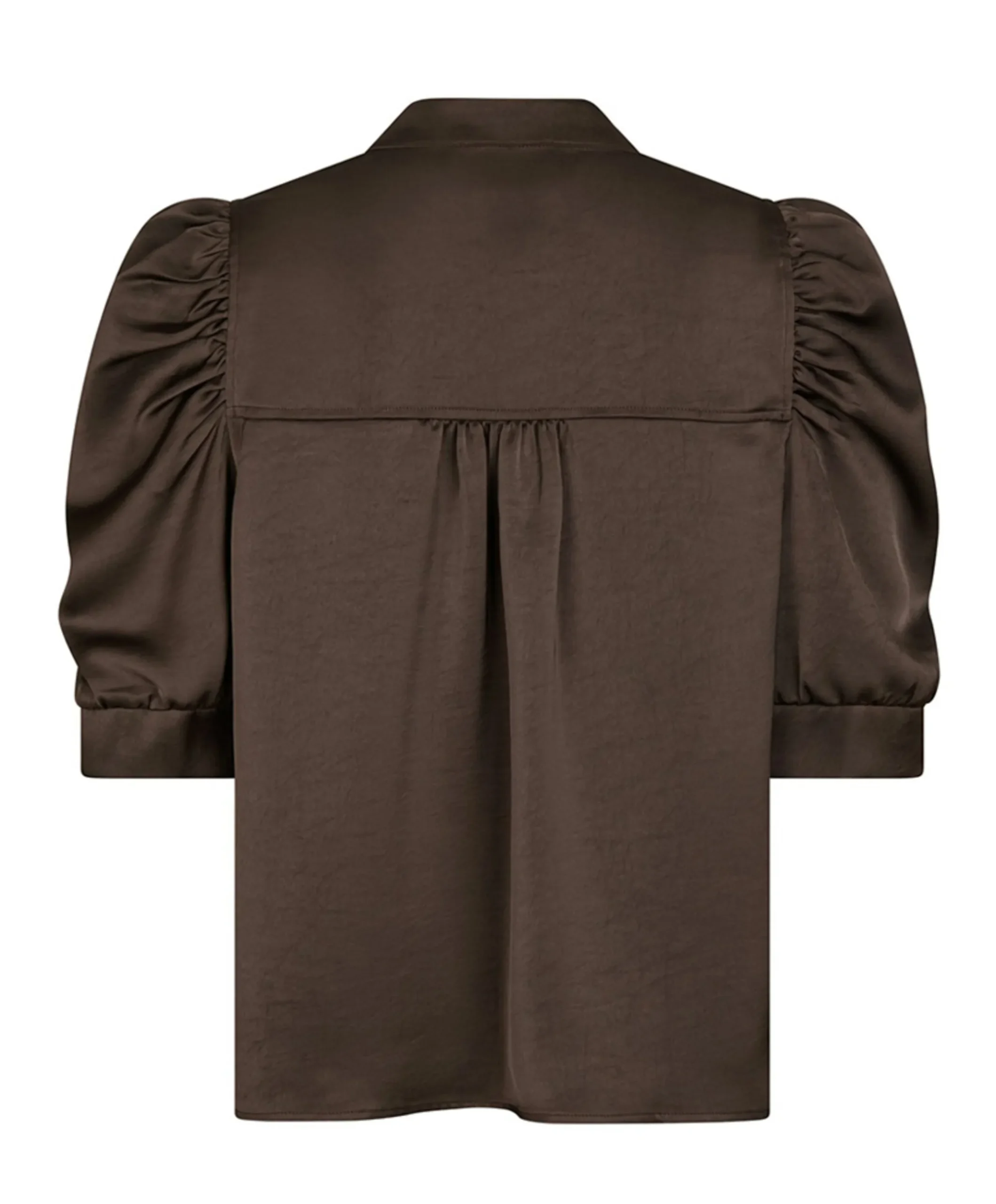 Dames blouse bruin