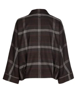 Dames blouse bruin