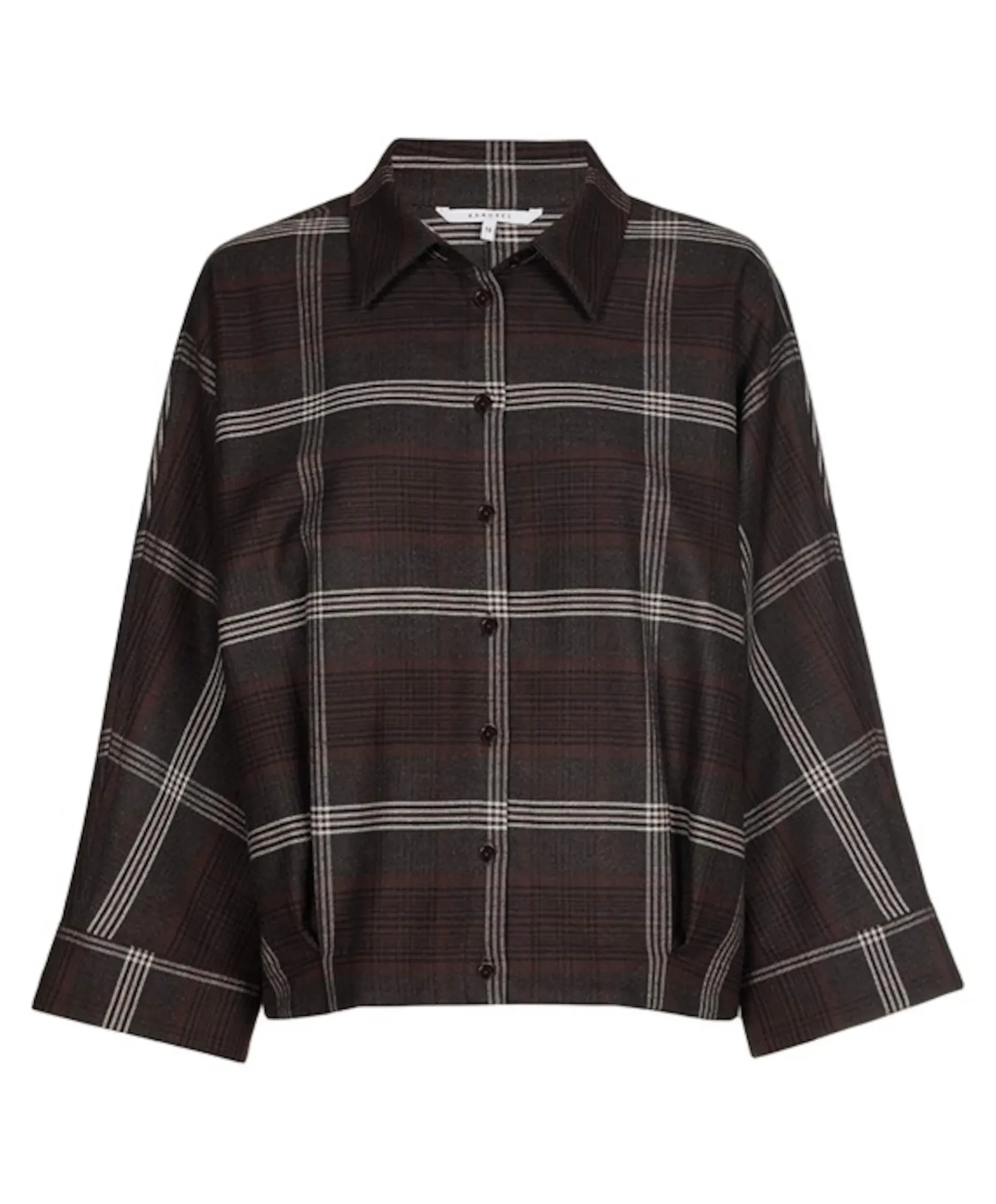 Dames blouse bruin